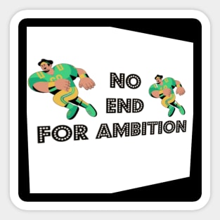 No End ambition Sticker